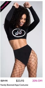Sexy Banned App Costume